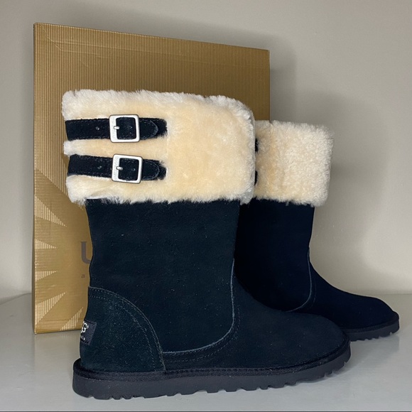 Brand NEW Black Buckled Uggs - Picture 5 of 9